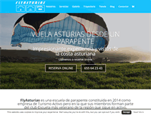 Tablet Screenshot of flyasturias.com